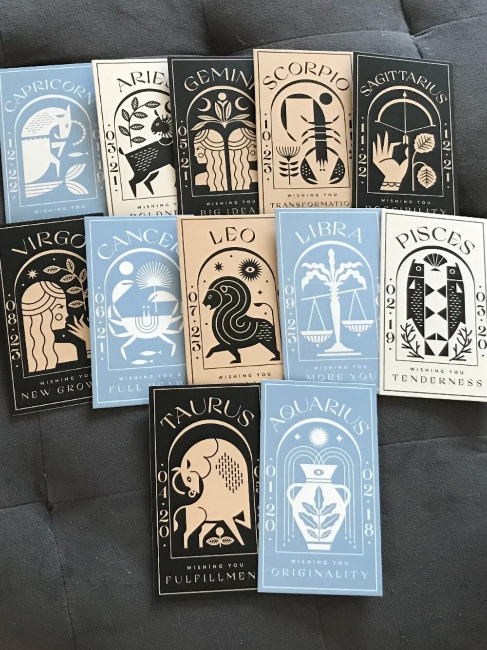 Cosmic Well Wishes Zodiac Cards NEW - Picture 7 of 13